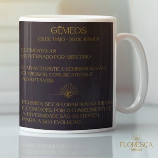 Nome do produto Coleção Astrologia Encantada - Gêmeos