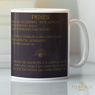 Nome do produto Coleção Astrologia Encantada - Peixes