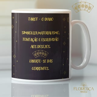 Nome do produto Coleção 22 Arcanos do Tarot Black - O Diabo
