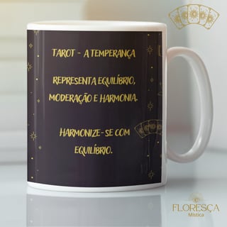 Nome do produto Coleção 22 Arcanos do Tarot  Black - A Temperança