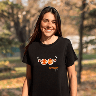Nome do produto Camiseta feminina Salticidae Eyes