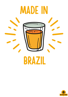Nome do produto A combinação perfeita: camiseta 'Made in Brazil' com estampa de copo americano, um verdadeiro símbolo da cultura brasileira!