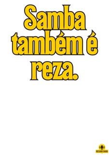 Nome do produto Camiseta de samba com a frase 