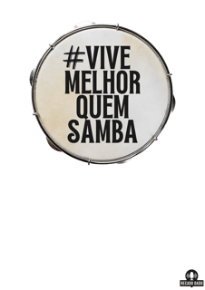 Nome do produto Camiseta estampa de pandeiro e frase 