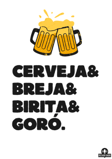 Nome do produto Camiseta de cerveja com frase 