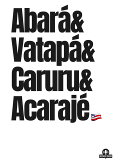 Nome do produto Camiseta Delícias da Bahia, com a frase 
