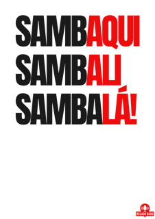 Nome do produto Camiseta de samba frase 