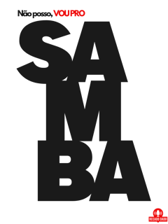 Nome do produto Camiseta feminina de samba e frase 