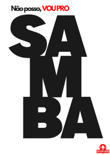 Nome do produto Camiseta de samba e frase 
