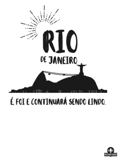 Nome do produto Camiseta feminina do Rio de Janeiro com frase 
