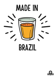 Nome do produto A combinação perfeita: camiseta 'Made in Brazil' com estampa de copo americano, um verdadeiro símbolo da cultura brasileira!