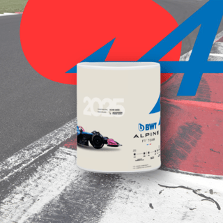 Nome do produto Caneca Colecionável F1 2025 - Alpine