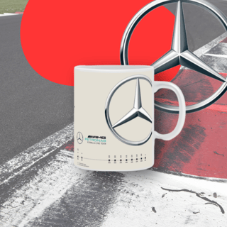 Nome do produto Caneca Colecionável F1 2025 - AMG Mercedes