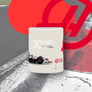 Nome do produto Caneca Colecionável F1 2025 - Hass