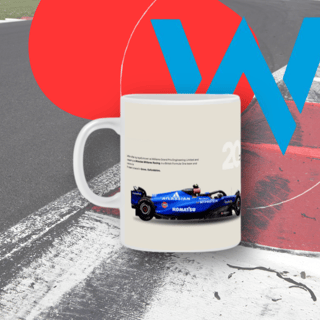 Nome do produto Caneca Colecionável F1 2025 - Williams