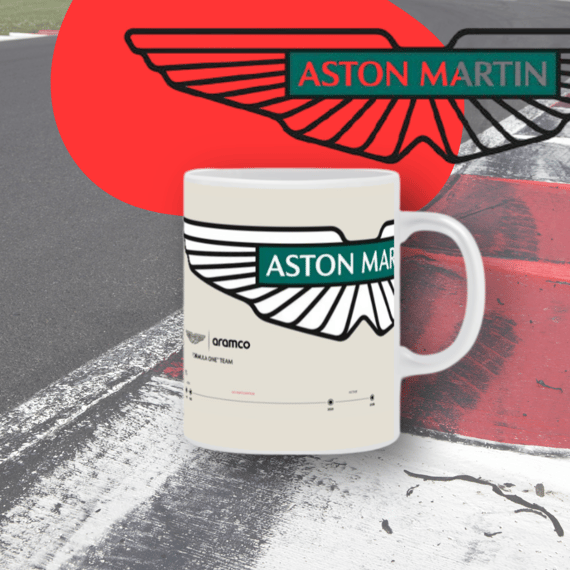 Caneca Colecionável F1 2025 - Aston Martin