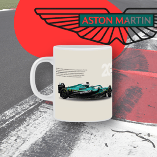 Nome do produto Caneca Colecionável F1 2025 - Aston Martin