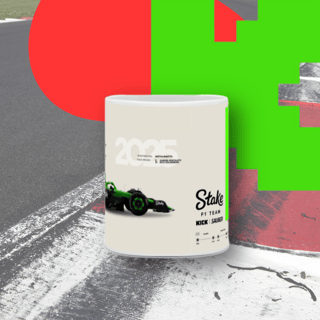 Nome do produto Caneca Colecionável F1 2025 - Stake Sauber