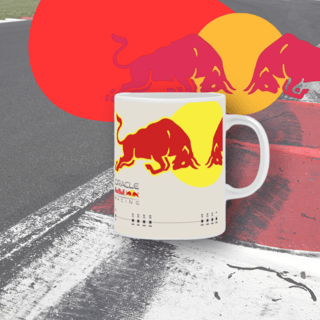 Caneca Colecionável F1 2025 - Oracle RedBull Racing