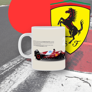 Nome do produto Caneca Colecionável F1 2025 - Ferrari