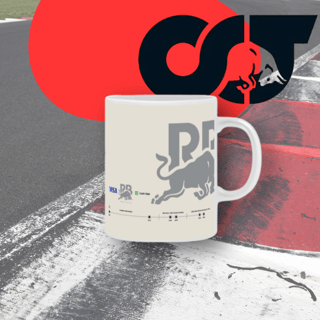 Caneca Colecionável F1 2025 - Racing Bulls