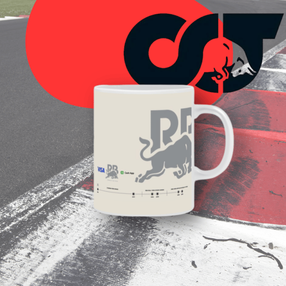Caneca Colecionável F1 2025 - Racing Bulls
