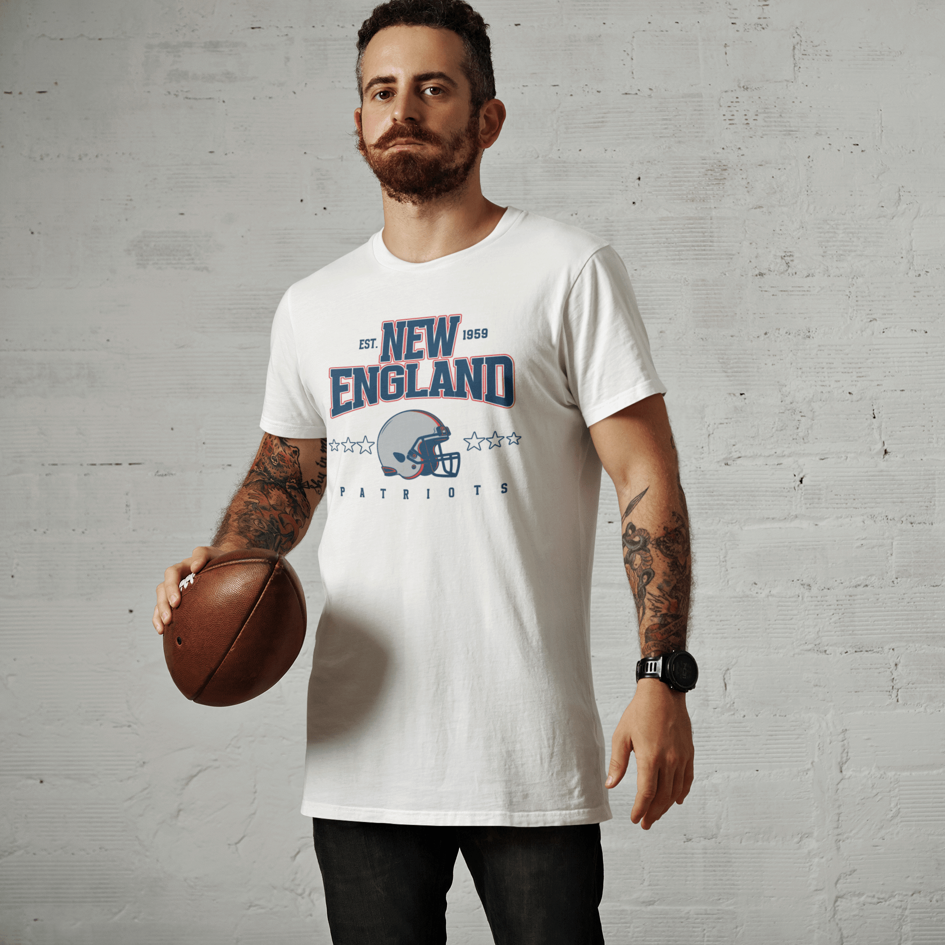 Camisa New England Patriots - Unissex