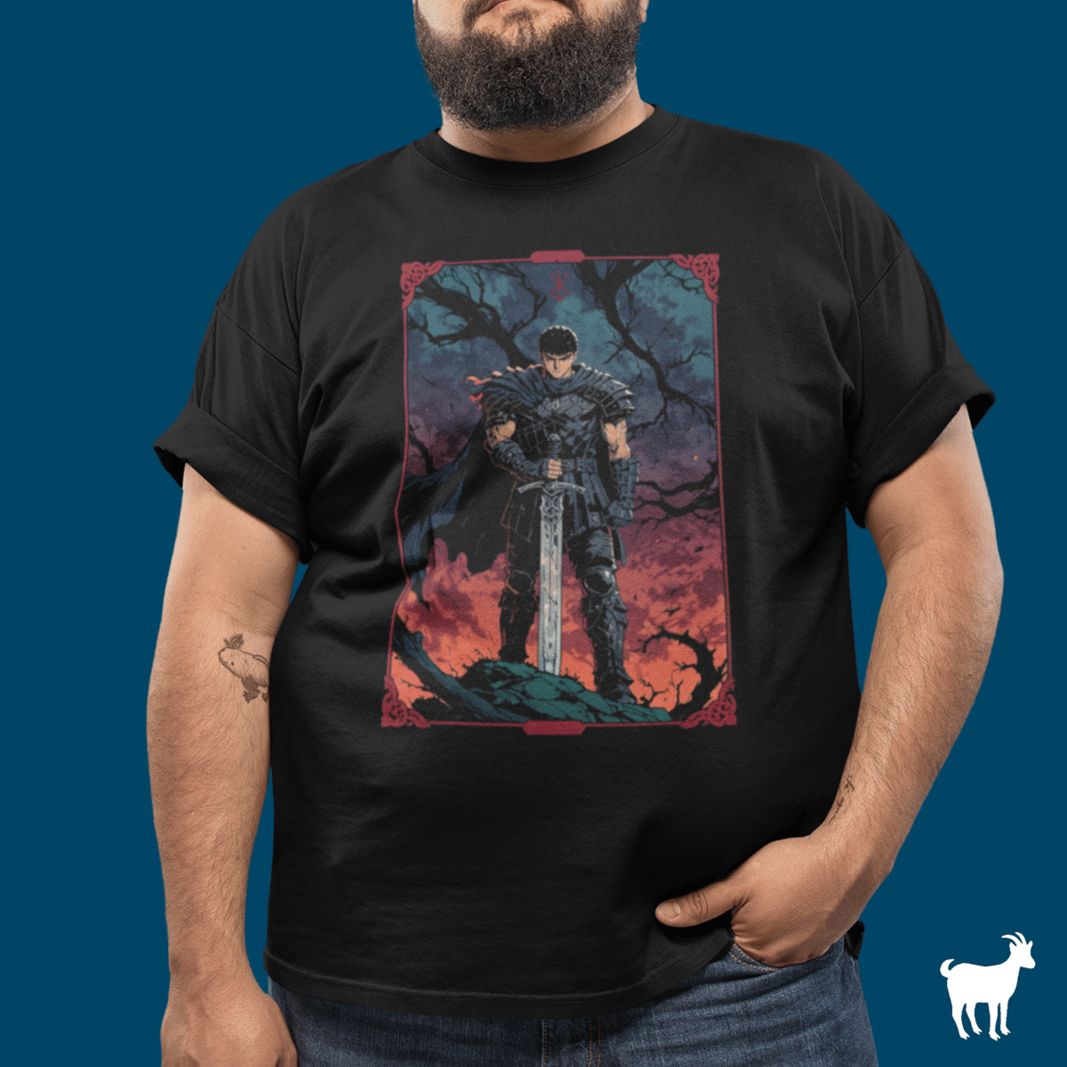 Nome do produto: Berserk - T-Shirt Plus Size Guts