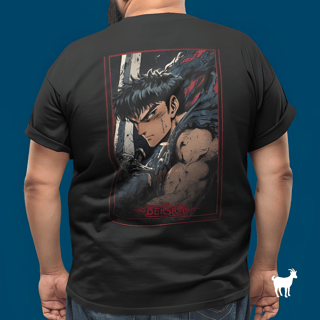 Berserk - T-Shirt Plus Size Frente/Costas Guts II