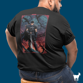 Berserk - T-Shirt Plus Size Frente/Costas Guts