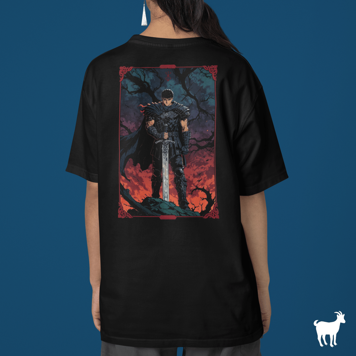 Nome do produto: Berserk - T-Shirt Frente/Costas Guts