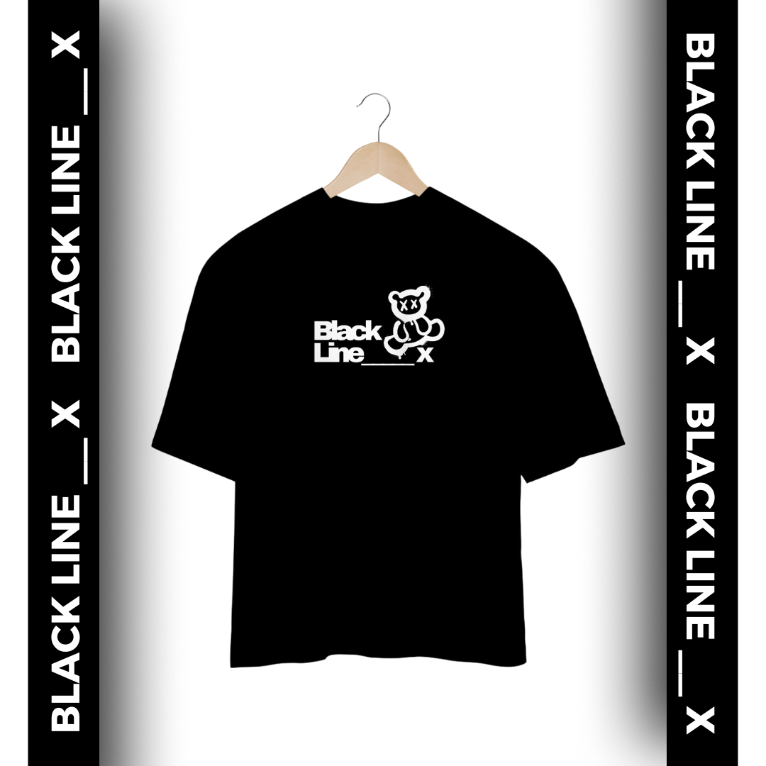 Nome do produto: Camiseta Oversized Black Line _ X