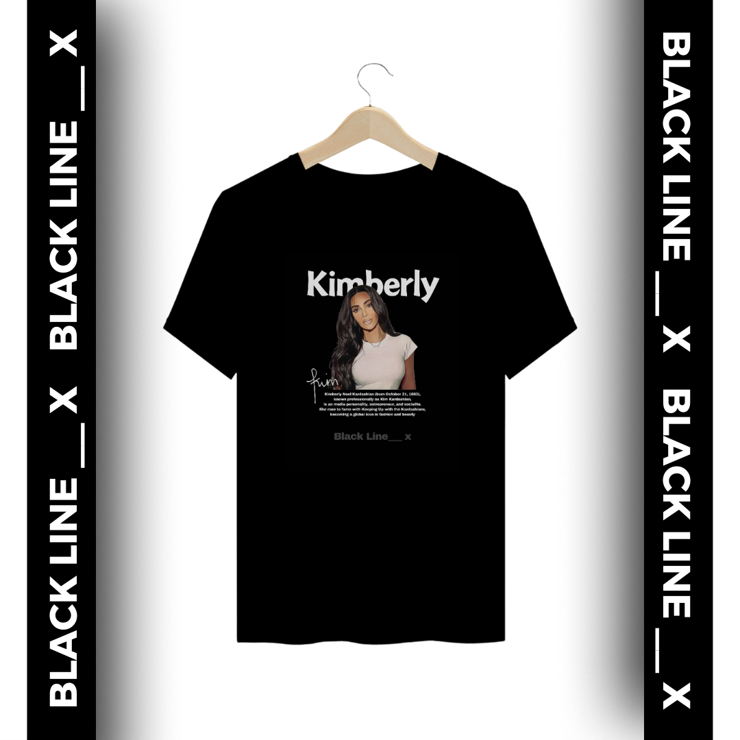 Nome do produto: Camiseta Unissex Kimberly Kardashian