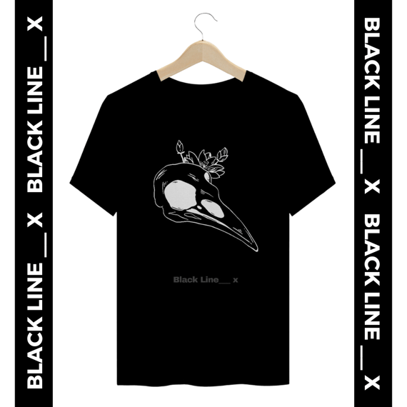 Camiseta Unissex Cranio de Passaro