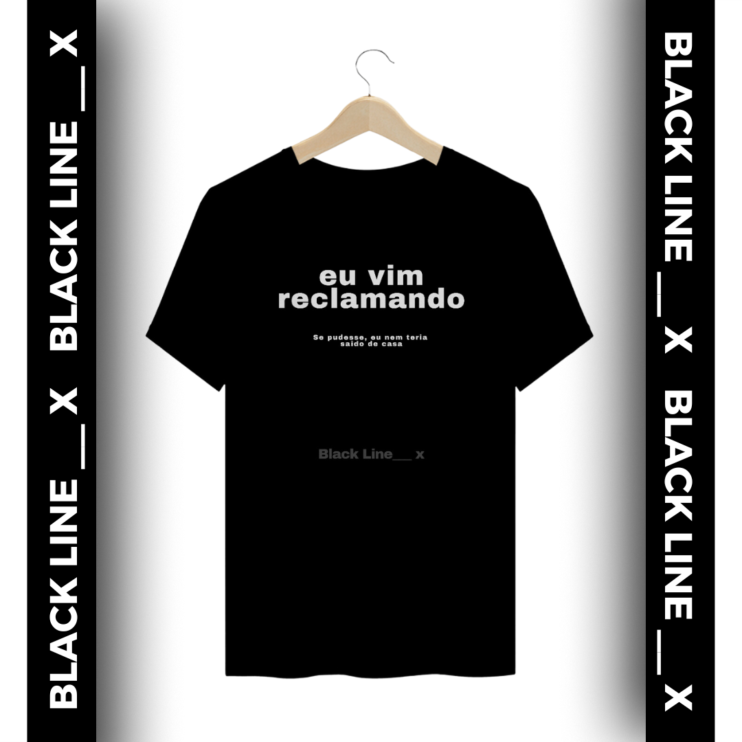 Nome do produto: Camiseta Plussize Unissex Eu vim Reclamando