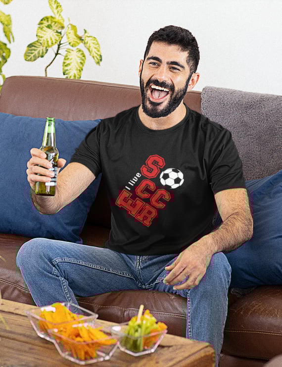 Camiseta I Live Soccer