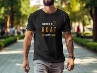 Camiseta Respeita o G.O.A.T.