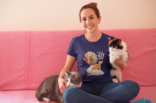 Camiseta The Cat Lady - Baby Look