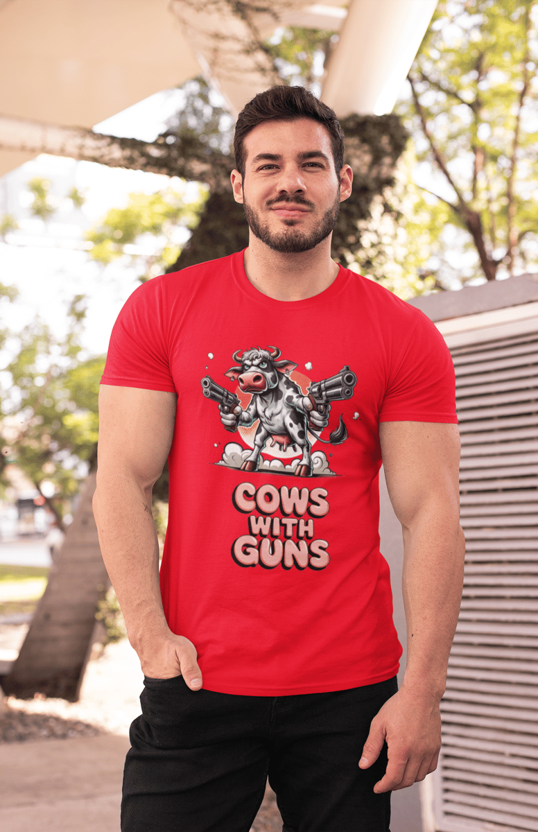 Nome do produto: Camiseta Cows with Guns - Unisex