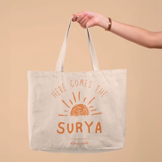 Nome do produto Here Comes the Surya - Ecobag