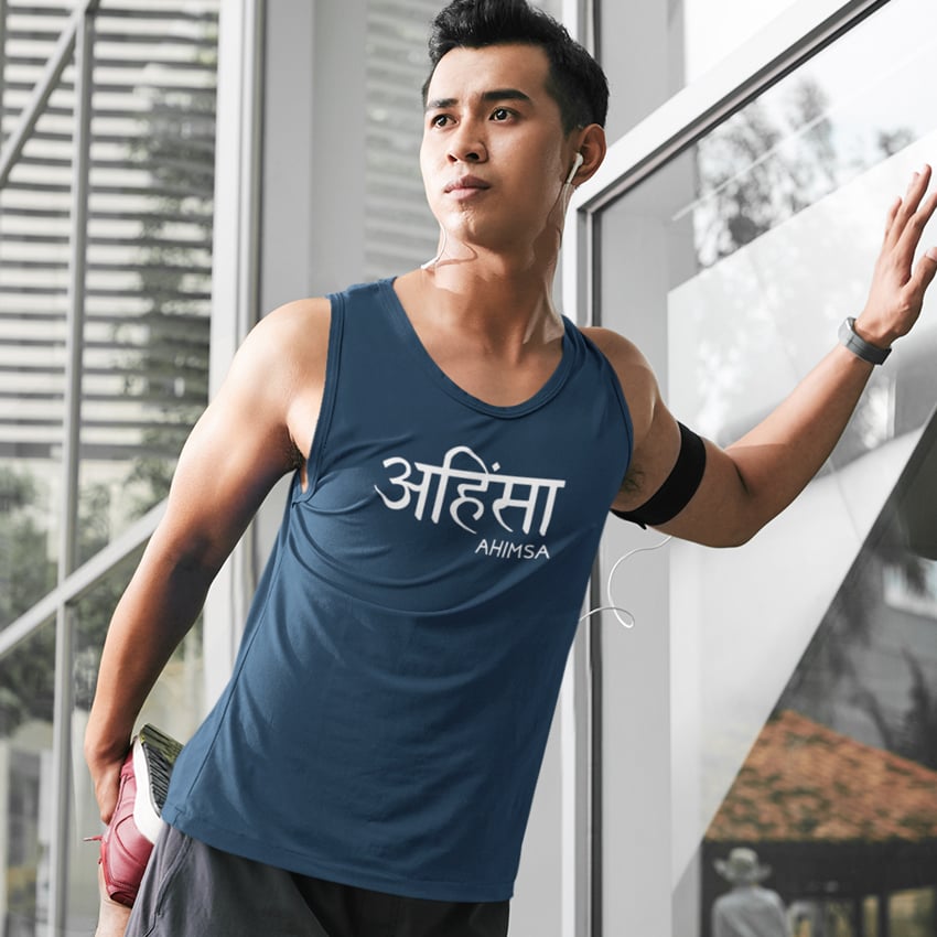 Nome do produto: Ahimsa - Regata Masculina Sport Dry UV