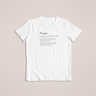 Nome do produto Prana Dicionário - Camiseta - Escrito Preto