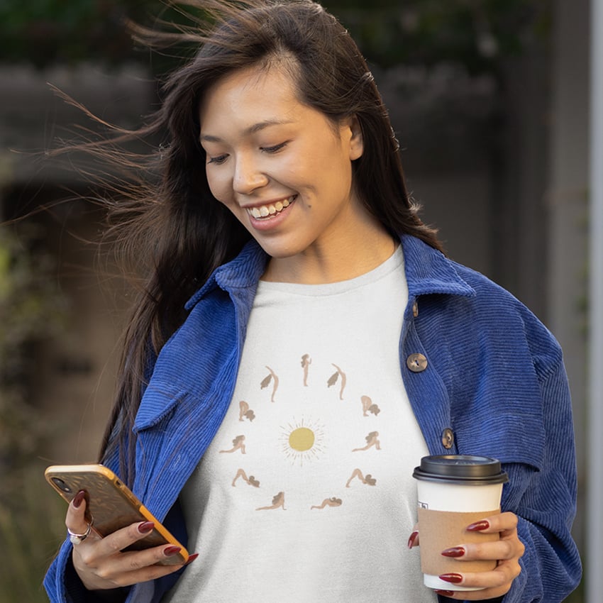 Nome do produto: Surya Namaskar  - Camiseta