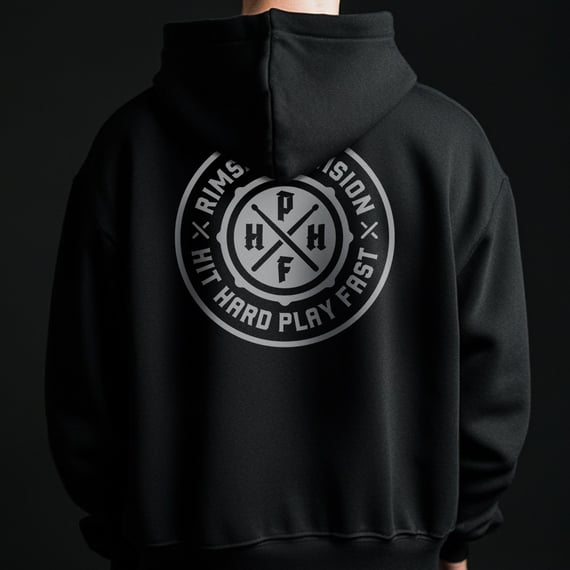 Moletom RSD Hit Hard Play Fast (Preto)