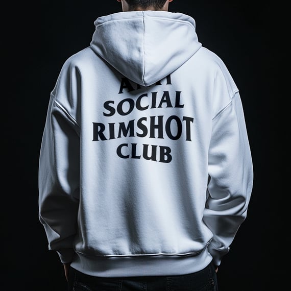 Moletom Anti Social Rimshot Club (Branco)