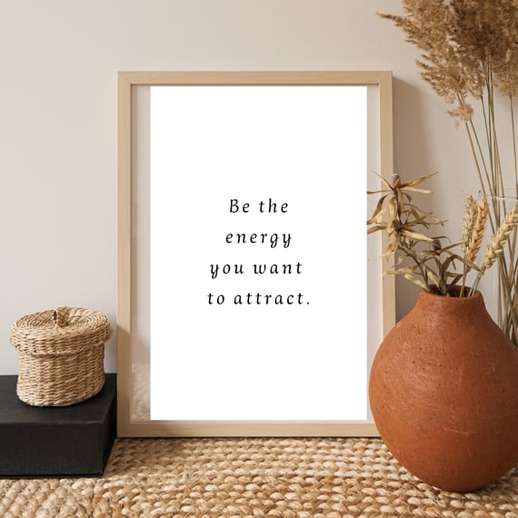 Pôster . Be the energy