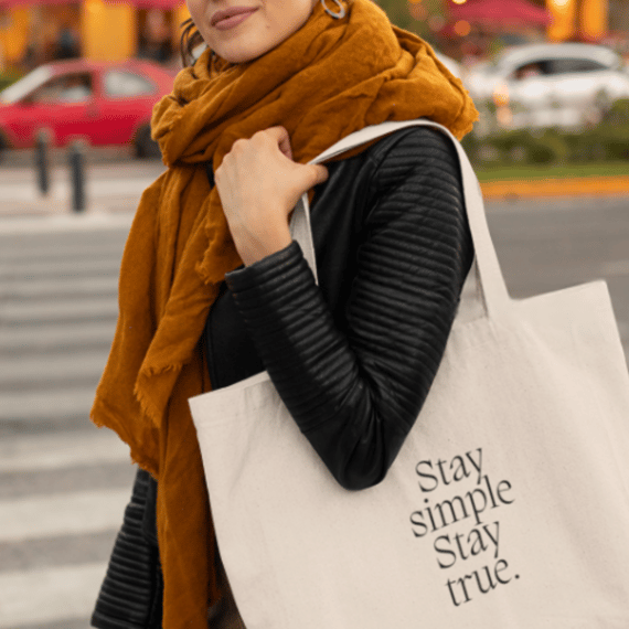 Ecobag . Stay simple