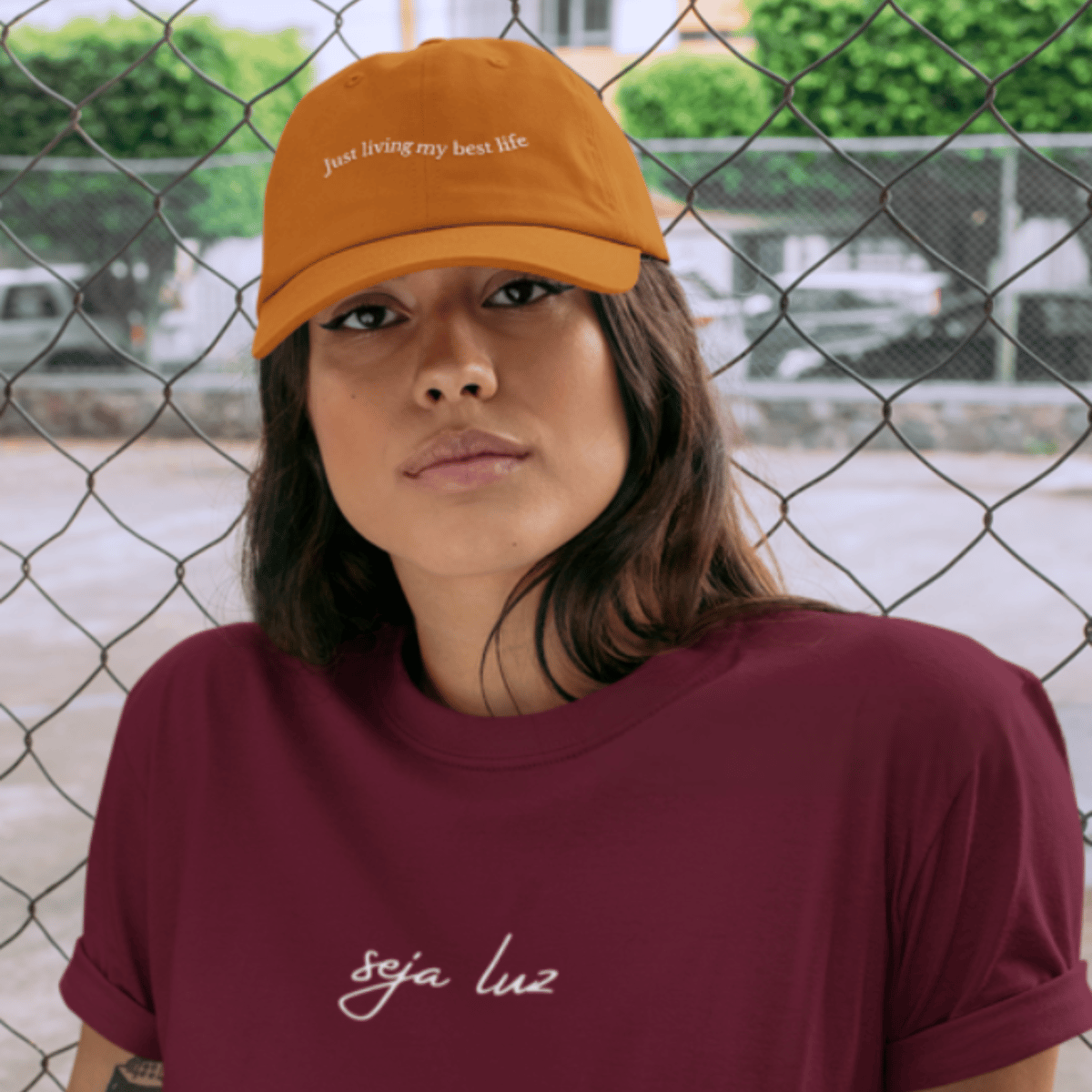 Nome do produto: Boné . Just living my best life