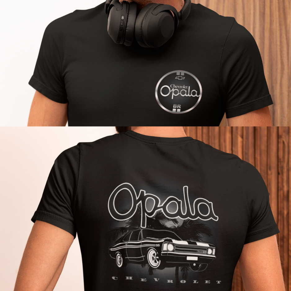 Camiseta Quality Opala SS Black - Frente e Costas - Unissex