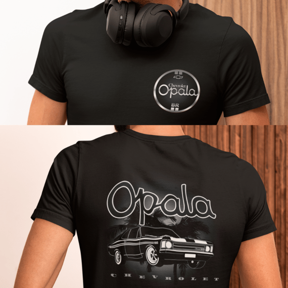 Camiseta Quality Opala SS Black - Frente e Costas - Unissex